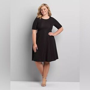 Lane Bryant black dress